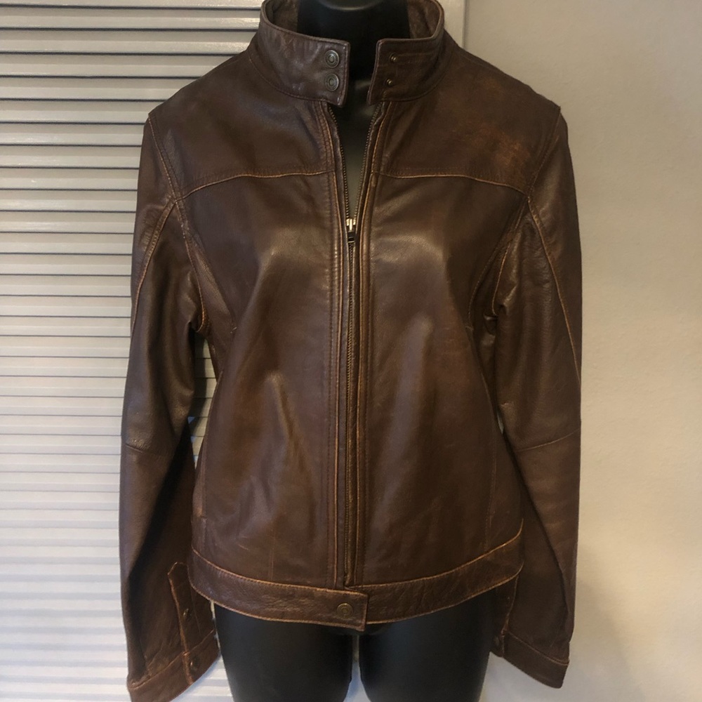 American Eagle Leather Moto Jacket